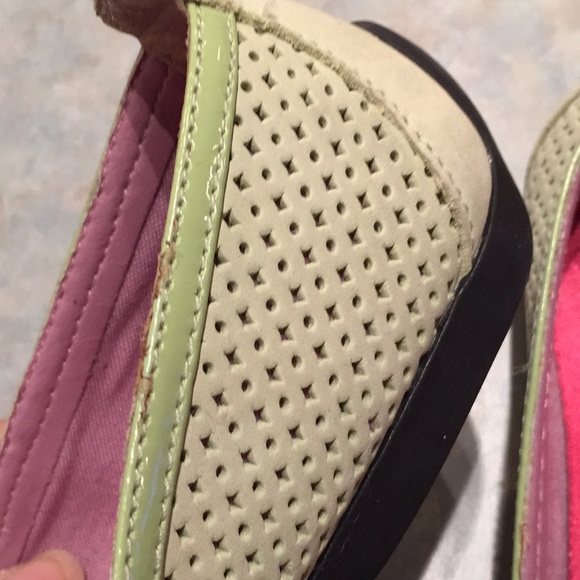 Privo light green leather flats - Picture 7 of 8